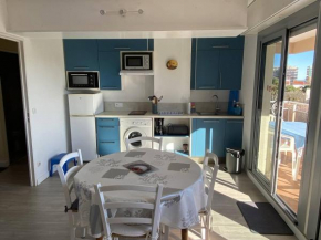 Appartement 2 pièces climatisé avec parking à 300m de la plage, Canet-Plage - FR-1-750-3